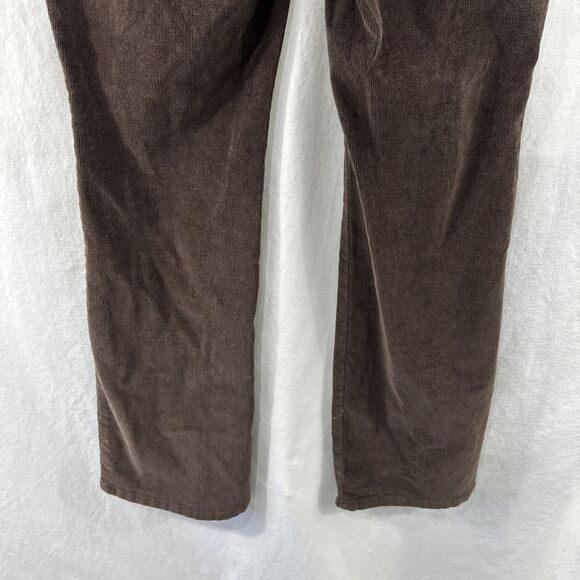 St. Johns Bay Brown Cord Corduroy Bootcut Pants Womens Size 8 Academia Fall - Picture 9 of 9